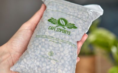 New Compostable Green Coffee Sample Bags